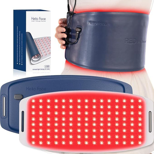 Portable Red Light Therapy Belt - 360 LED for Dogs & Humans, Infrared Light Therapy for Muscle & Joint Pain Relief with