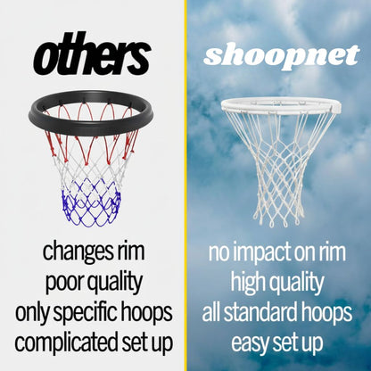 Shoop 便携式磁性篮球网，发出清脆的投篮声，告别追球烦恼，轻松安装，抛掷式吸附系统