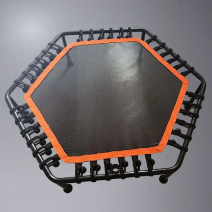 Trampoline with Adjustable Handle Bar for adult Fitness Bungee Rebounder Exercise Jumping Cardio Trainer Workout / Gym Home Strength Training Mini trampoline